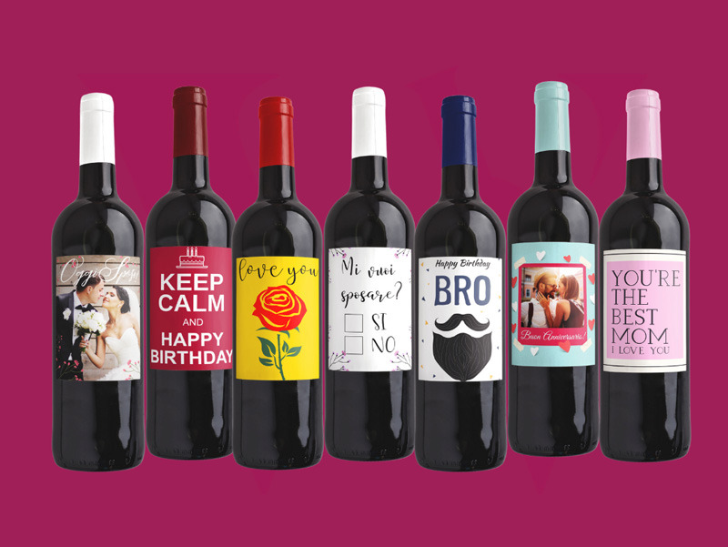 Bottiglie di vino personalizzate: un'idea regalo originale per